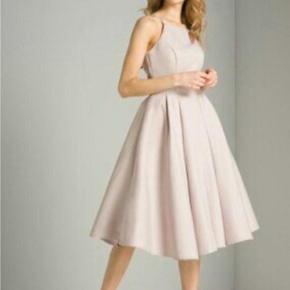 Chi Chi London Light Blue Midi Dress - Picture 2 of 6